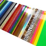 Flex PU Laize 1m x 20 à 50 cm, vinyle thermocollant textile caméo Presse à chaud
