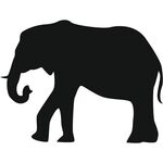 Appliqué en flex thermocollant Elephant