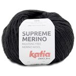 Katia Supreme Merino - Noir (col 93)